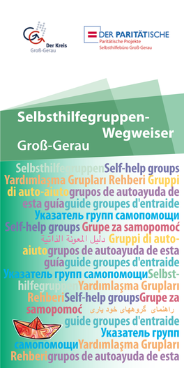 Selbsthilfegruppen- Wegweiser