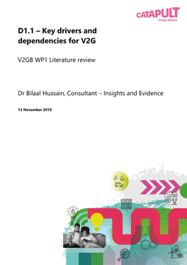 Key Drivers and Dependencies for V2G