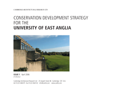 Conservation Development Strategy for Unuversity of East Anglia