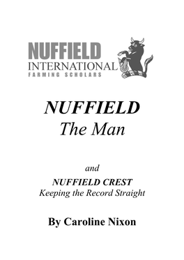 And NUFFIELD CREST Keeping the Record Straight