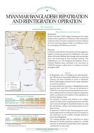 Myanmar/Bangladesh Repatriation and Reintegration Operation