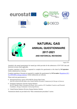 Natural Gas Annual Questionnaire 2017-2021