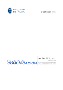 REVISTA DE COMUNICACIÓN Año 20 - Vol