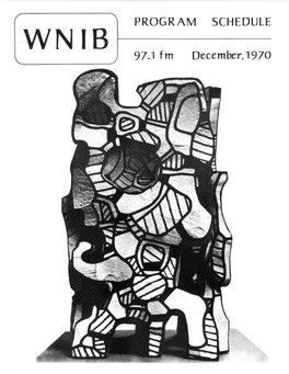 WNIB Program Schedule December 1970