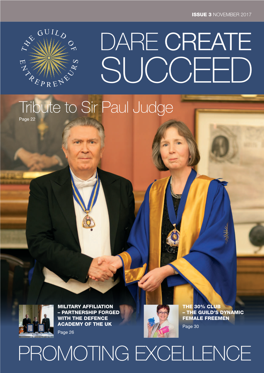 DARE CREATE SUCCEED Tribute to Sir Paul Judge Page 22