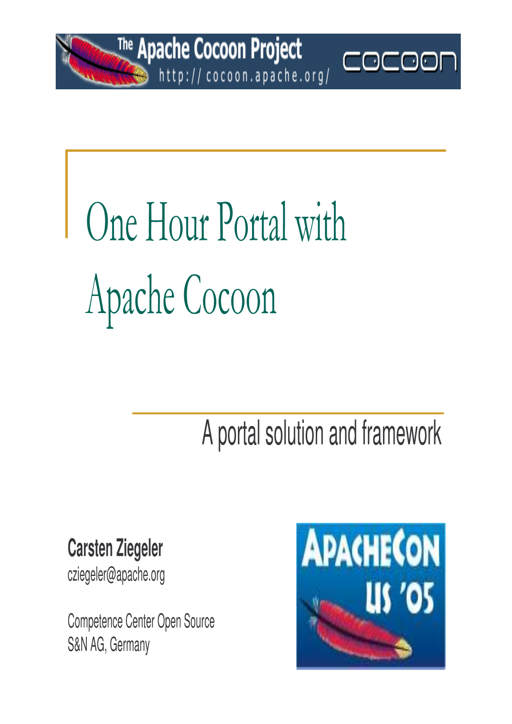 One Hour Portal with Cocoon