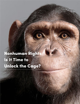 Nonhuman Rights: Is It Time to Unlock the Cage?