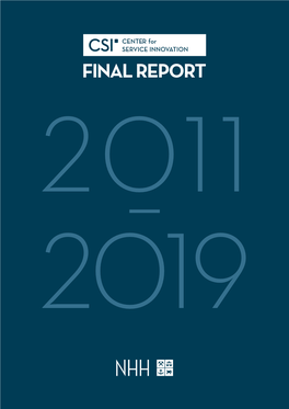 Final Report 2011– 2019