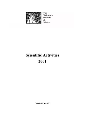 Scientific Activities 2001