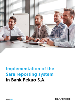 Implementation of the Sara Reporting System in Bank Pekao S.A
