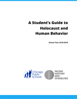 A Student's Guide to Holocaust and Human Behavior