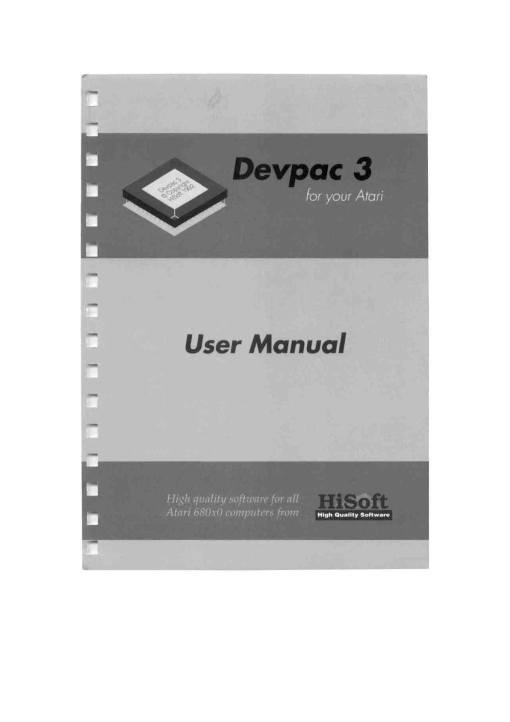 Devpac 3 for the Atari ST/STE/TT/Falcon030