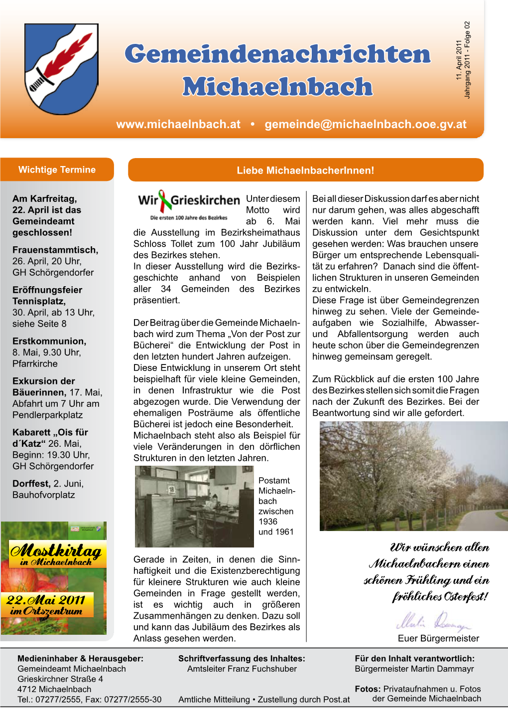 Gemeindezeitung 2011