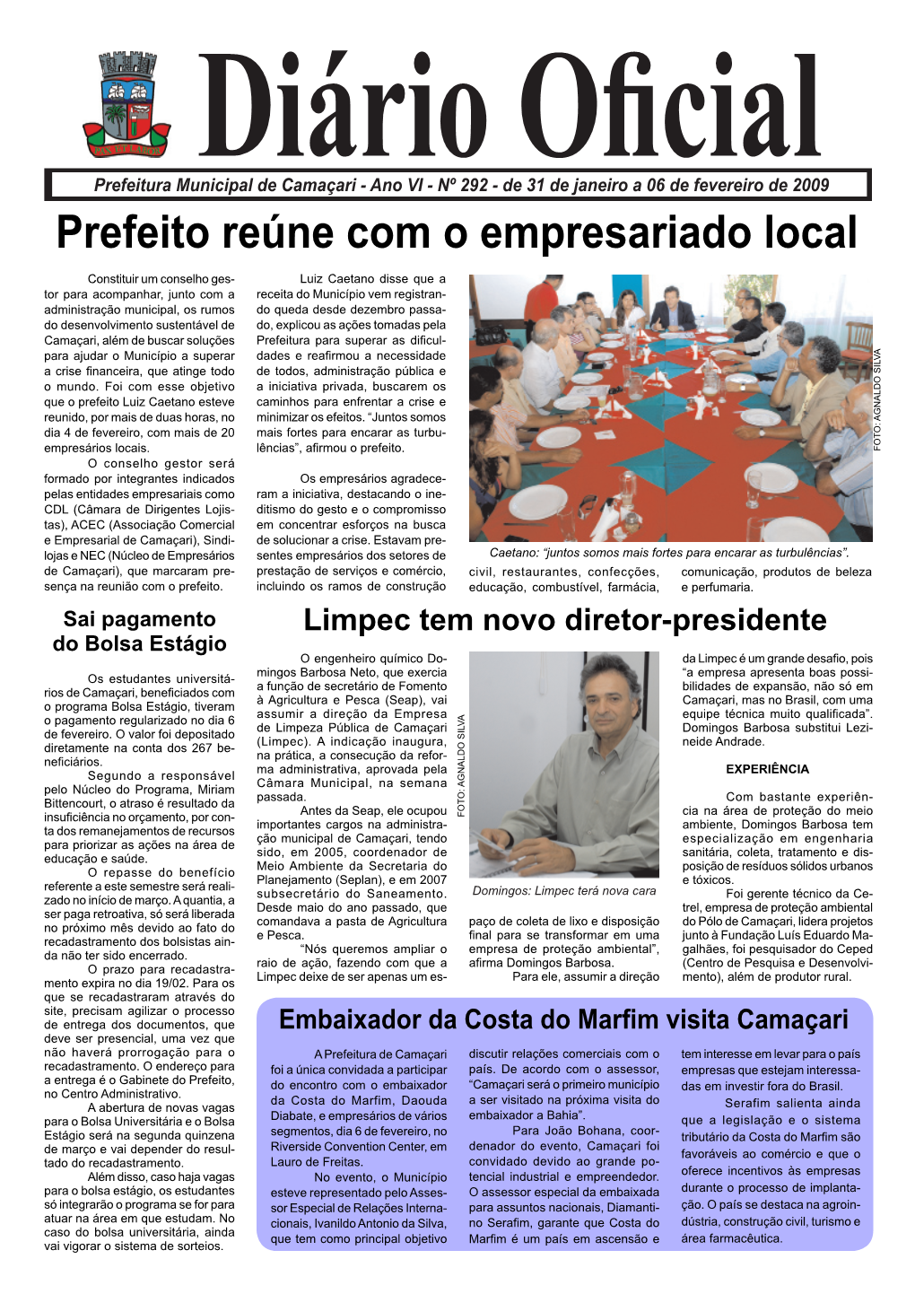 Prefeito Reúne Com O Empresariado Local