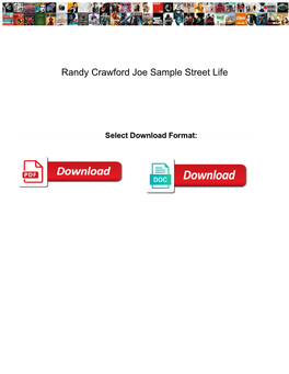 Randy Crawford Joe Sample Street Life