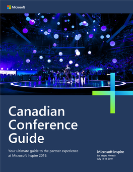 Canadian Conference Guide