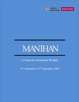 A General Awareness Weekly