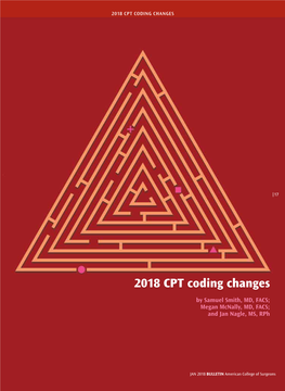 2018 Cpt Coding Changes
