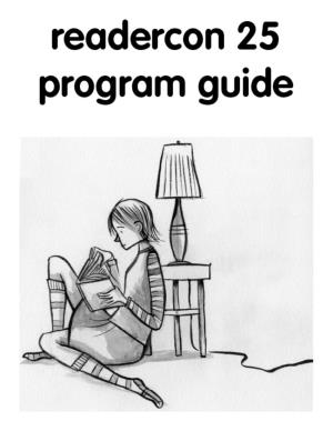 Readercon 25 Program Guide