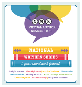 Rochelle Riley | Mary Doria Russell WELCOME to the NWS 2021 VIRTUAL AUTHOR SEASON