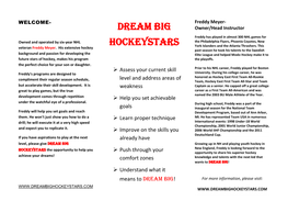 Dream Big Hockeystars