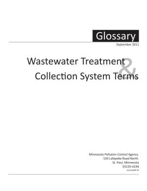 Glossary: Wastewater Treatment and Collection System Terms