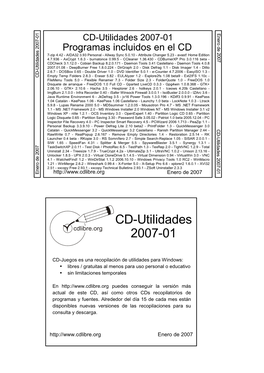 CD-Utilidades 2007-01 O 0