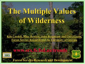 The Multiple Values of Wilderness