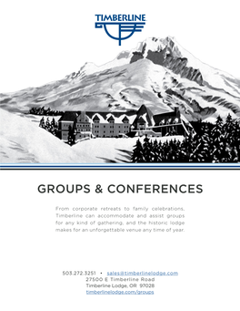 Groups & Conferences