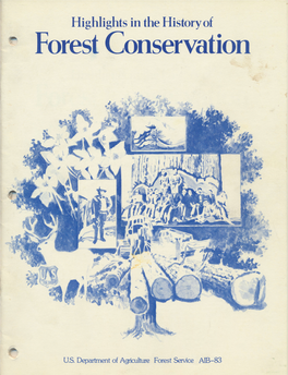 Highlights in the History of Forest Conservation