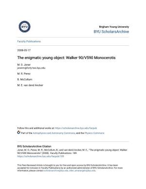 Walker 90/V590 Monocerotis