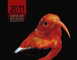 2011 Annual Report of Center for Biological Diversity
