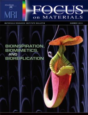 Bioinspiration, Biomimetics, Bioreplication