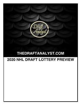 2020 Nhl Draft Lottery Preview Thedraftanalyst