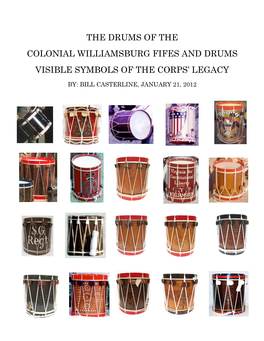 First Drums 1958 and 1959