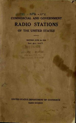 Radio Stations of the United States