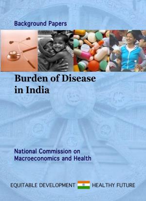 NCMH Background Papers·Burden of Disease in India NCMH Background Papers