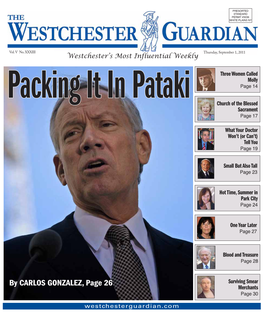 The Westchester Guardian THURSDAY, SEPTEMBER 1, 2011 of Significance Communitysection Community Section