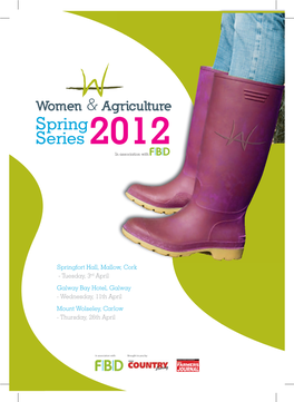 Spring Series 2012 in Association With
