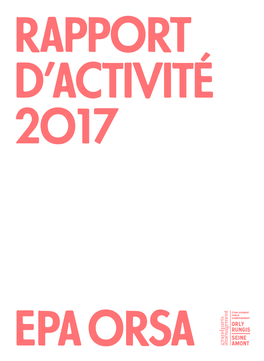Orsa Rapport Activite 2017.Pdf