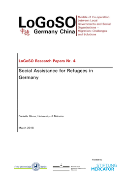 Social Assistance for Refugees in Germany