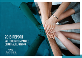 2018 Report Saltchuk Companies Charitable Giving 2018 REPORT