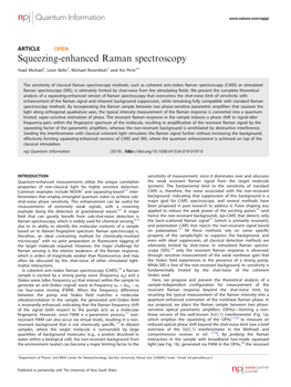 Squeezing-Enhanced Raman Spectroscopy