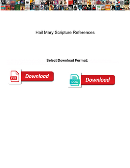 Hail Mary Scripture References