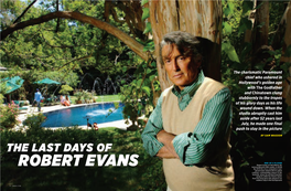 Robert Evans at Woodland, His Beloved Beverly Hills Estate, in 2008