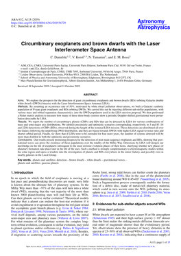 Circumbinary Exoplanets and Brown Dwarfs with the Laser Interferometer Space Antenna C