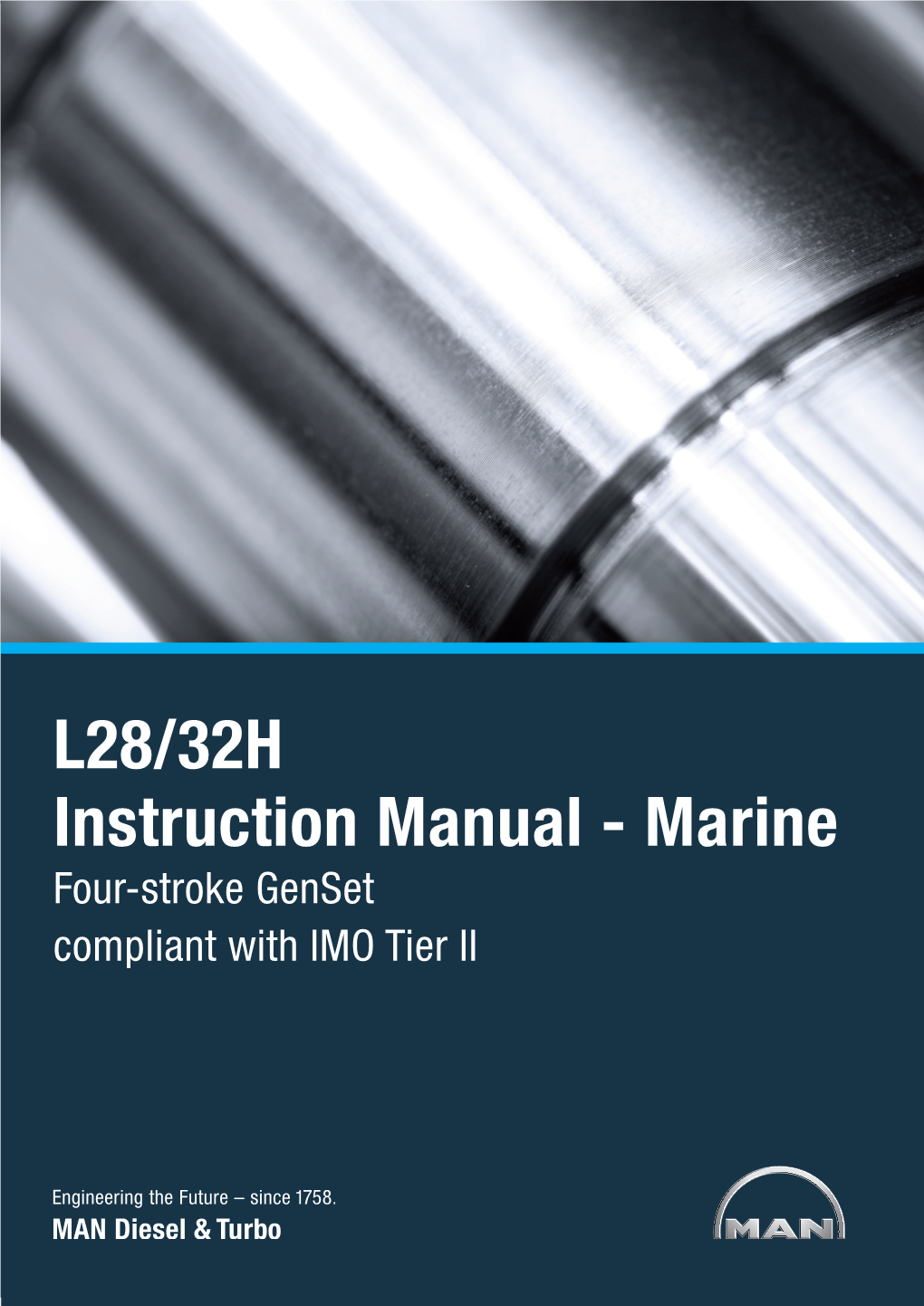 L28/32H Instruction Manual - Marine Four-Stroke Genset Compliant With ...