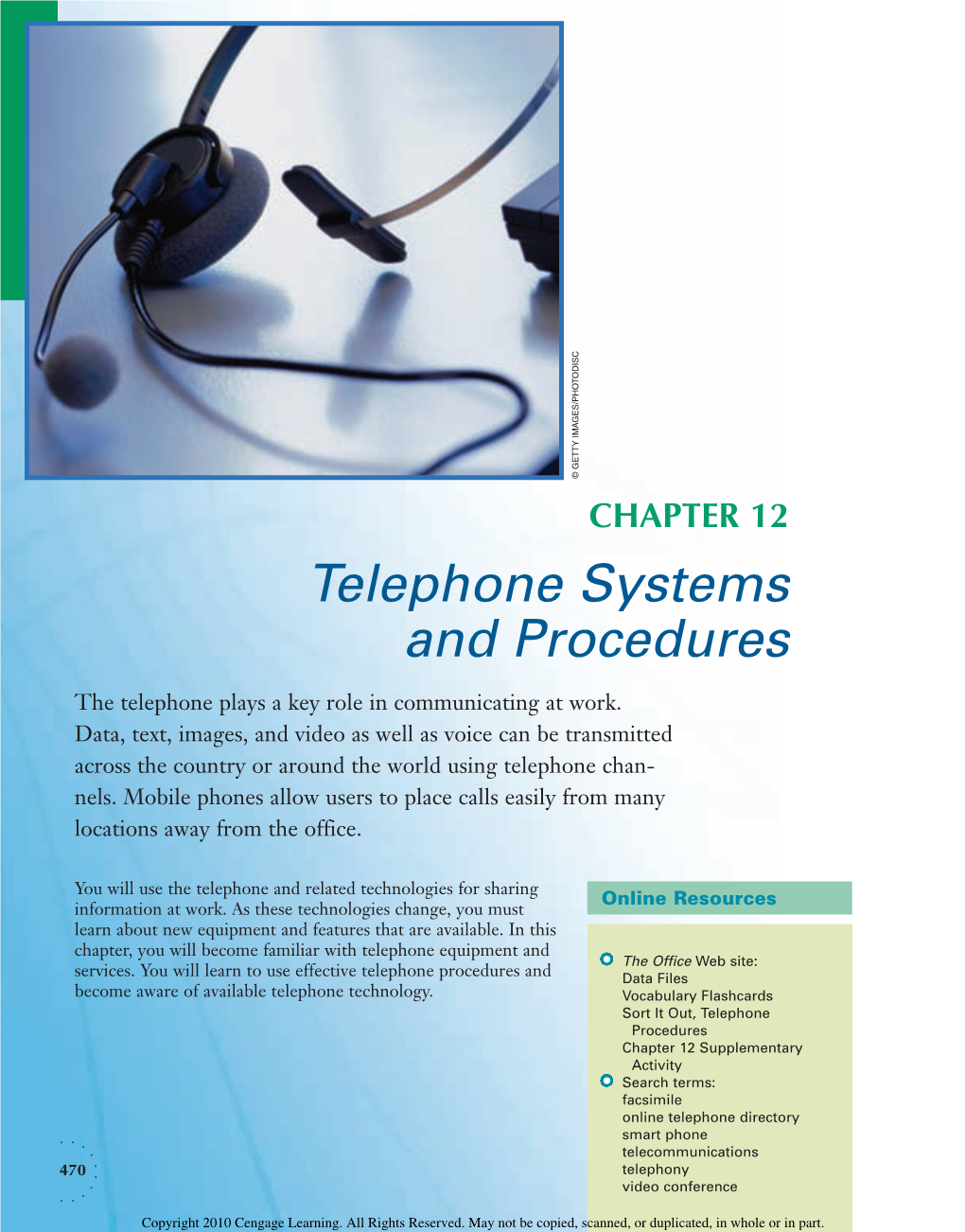 Telephone Systems and Procedures