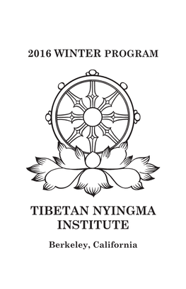 2016 Winter Classes Brochure