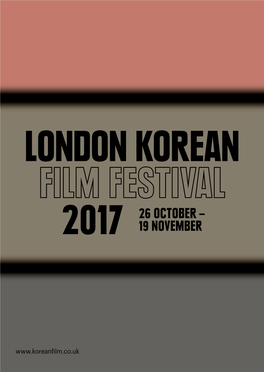 London Korean 2017 26 October